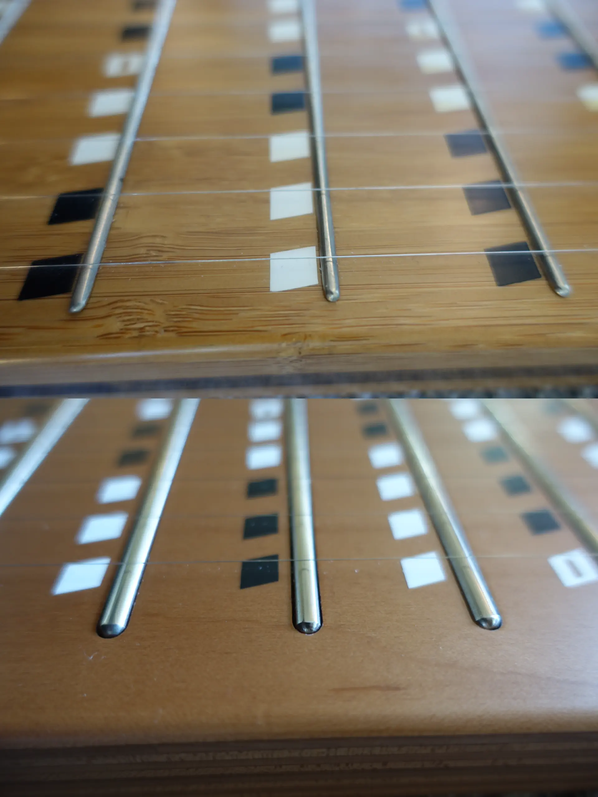 Harpejji K24 and M5 frets