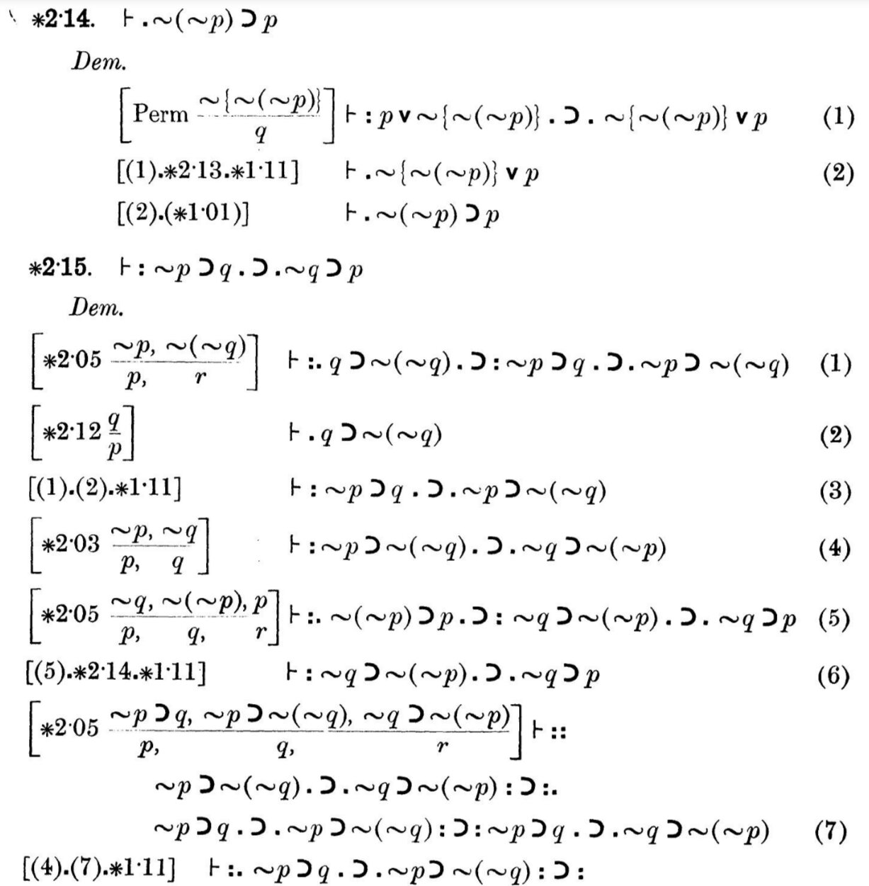 Extrait des principia mathematica